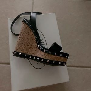 Steve Madden cork wedges